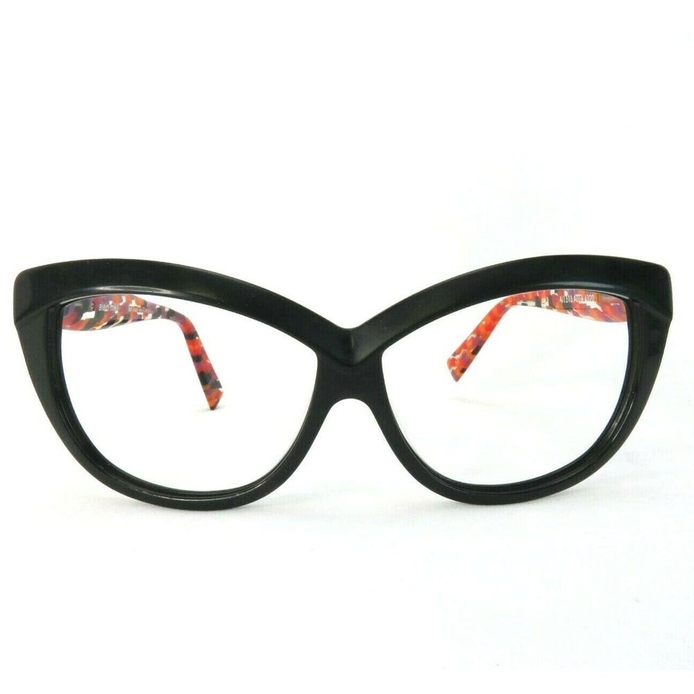 ALAIN MIKLI Al 313 checkered large cat-eye frames
